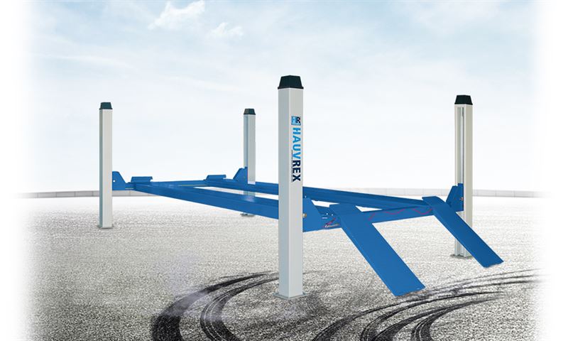 5500 KG'LIK ( 4 SÜTUNLU ) TİCARİ ARAÇ KALDIRMA LİFTİ