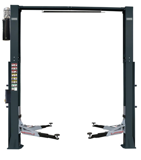 2 SÜTUNLU ELEKTRO HİDROLİK, 5000 KG'LIK TİCARİ ARAÇ LİFTİ